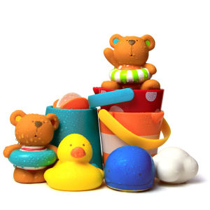 Hape | Spray Water Rubber Duck Bath Toy for Baby
