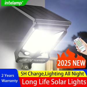 2025 Powerful Solar Lights Outdoor Motion Sensor Super Bright Wall Lamp IP65 Waterproof Street Light for Garden Yard Path Garage