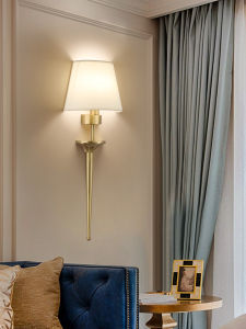 Art Deco Full Copper Wall Lamp