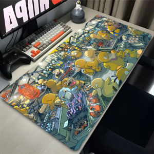 Bandai | Mouse Pad Anime Large Gamer XXL Keyboard P-pokemon Desk Mouse Mat Psyduck Carpet Rubber Tapis Souris Gaming Notbook Pc Mousepad