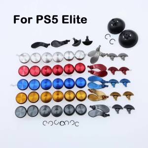 1Set High Medium Low Metal joystick grip cap and Plastic bases Kit For PS5 Edge Elite Controller