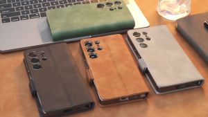 GKK Electroplated Flip Case Samsung S25 Ultra Luxury Premium Leather Wallet Case