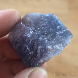 Blue Fluorite Raw Natural Crystal Stone | Genius Stone | Clear Negativity | Helps Communication
