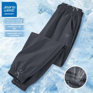 Jeanswest | Ice Silk Quick-Dry Loose Sweatpants Men