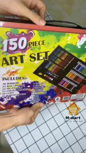 Hộp bút chì màu 150 chi tiết siêu tiện lợi cho bé thỏa sức học tập