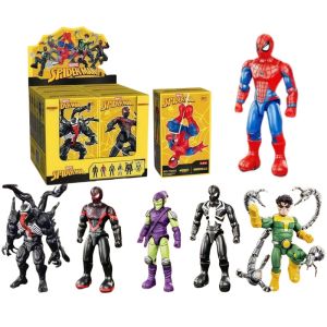 Marvel Original Spider-Man Building Blocks Toys Venom Assembled Action Model Movable Anime Figure Desk Ornament Fans Gifts