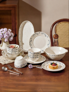 MODERN SWEETHOME | French Style Underglaze New Pretty Bowl