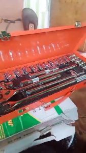 🛠️Heavy Duty 24Pcs 1/2" Drive Ratchet Socket Set CR-V Steel High Torque Wrench Kit Complete 8mm-32mm Sizes For Car Truck Mechanical Repair DIY Home Projects