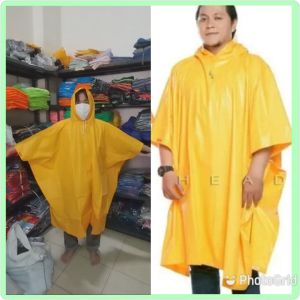 Jas Hujan Proyek Ponco: Mantel Ponco Bahan Tebal Anti Bocor