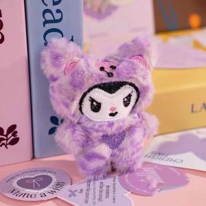 Sanrio | Kawaii Sang Trọng Hello Kitty Móc Khóa 1/4 Chiếc Sinh Viên Phụ Kiện Trang Trí Mèo Con Dễ Thương Mặt Dây Chuyền Bông PP Đầy Móc Khóa Cho Mọi Lứa Tuổi