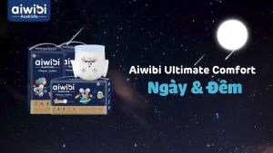 [Voucher 10% toàn gian] Bỉm đêm Aiwibi Australia bỉm đêm cho bé cao cấp bỉm đêm aiwibi siêu thấm hút đủ size đến 48 miếng