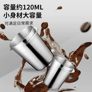 Cốc Đựng Bột Pha Cà Phê Bằng Thép Không Gỉ Dày Tay Cầm Máy Pha Cà Phê Ý Cốc Đựng Bột Máy Xay Cà Phê Cốc Đựng Mùi Hương Dùng Chung 304