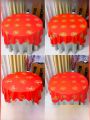 Thickened Disposable Tablecloth Wedding Banquet Red Wedding Dinner round Table Celebration Tablecloth Marriage Ceremony. 