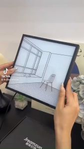 [Tranh Đèn Led] Tranh Đèn Led Treo Tường Trang Trí Hình Bóng Sáng Tạo - Đèn Ngủ Trang Trí