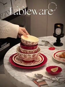 Ceramic Bowl Household Dishes Dishes Tableware