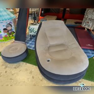 🔥BIG SET🔥 INTEX 68564 Ultra Lounger Inflatable Relaxing Air Chair Sofa Foot Rest 充气躺椅 Kerusi Sofa Angin Portable Sofa🔥🔥