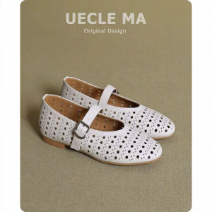 MASHUJIA | French Style Perforated Breathable Ladies Ballet Flats