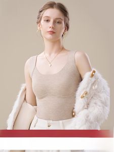 MiiOW | Áo ba lỗ dày dặn giữ nhiệt cho nữ MiiOW Cat Person mùa thu đông có đệm ngực không đường may liền mạch dây đeo ngực đồ lót