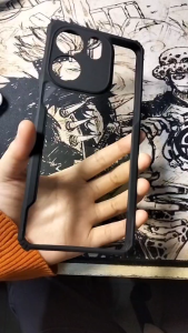 Paket 3IN1 For Oppo A5x Case Fusion Transparan Free Anti Gores Layar & Garskin Carbon (Paket 3in1)