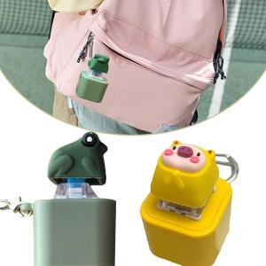 Rechargeable Frog Duck Pinch Music With Sound Emitting Buttons Keychain Pendant Stress Relieving Toy Ornament