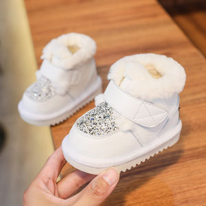 Christmas Gift Guide: Winter Girl Cotton Shoes for 1-2 Year Old Babies