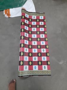 KARPET LANTAI PERLAK MEJA MOTIF BATIK BALI UKURAN 120cm x 1meter anti air