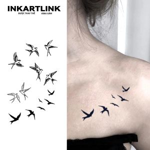 Nhãn Dán Hình Xăm Tạm Thời Chống Thấm Nước Flock Of Birds Hình Xăm Giả Bán Vĩnh Viễn Kéo Dài Tới 15 Ngày Dành Cho Lứa Tuổi Từ 14 Trở Lên