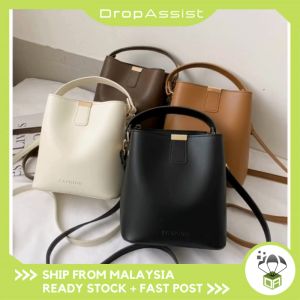 DROPASSIST 2039 READY STOCK Women Crossbody Sling Shoulder  Tote Handbag Bucket Bags Wanita Beg Tangan Silang Perempuan