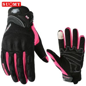 Găng Tay Xe Máy Suomy Thoáng Khí Cảm Ứng Dành Cho Người Đi Mô Tô Đạp Xe Mùa Hè Nam Nữ Đủ Ngón Size S-XXL