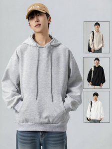 Warrior | Pure Color American Style Hoodie Mens Heavy-duty Wear