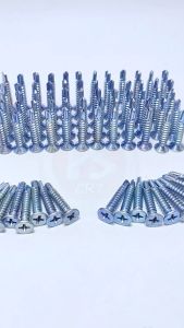 skrup baja Ringan ukuran 2cm (1bungkus 50pcs) Skrup Roofing Baja skrup baja super tajam sekrup obeng