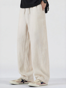 Wood soon | Vintage Breathable Linen Casual Pants