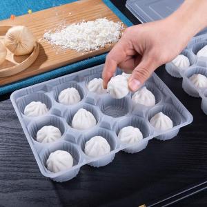 Disposable Plastic Breakfast Box Rectangular Food Grade Freezer Safe for Dumplings Takeout High Temperature Resistant Storage Container