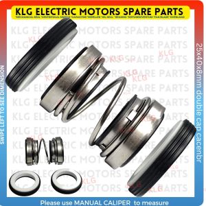 Mechanical seal 25mm 40x8 double cap for water pump
