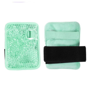 Ice-Cold PVC Gel Wrist Support Band for Sports And Camping Physical Cooling Plush Hot And Cold Compress Breathable Wrist Protector Ice Bag