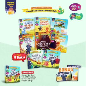 Buku Paket 8 Buku Cerita Anak / Cerita Anak Bergambar Fabel Pembentuk Karakter Baik ( 8 Buku ) / Aqwam