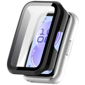 Glass+Case for Huawei Band 11 Pro Tempered Glass Screen Protector Hard PC Protective Bumper for Huawei Band 11 Pro Accessories