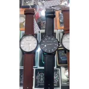 ANDESLA ACC JAM TANGAN PRIA ANTI AIR TALI STRAP KULIT JAM TANGAN SNILLE PRIA TALI STRAP KULIT