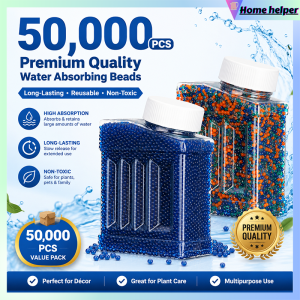 50000pcs Gel Beads Blaster Ammo Splat Gun Gel Balls Refill Gel Water Beads Splatter 7.5mm Bullets