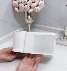 Rak Organizer Putar 360 Derajat untuk Tempat Kosmetik Makeup dan Brush TOP1017