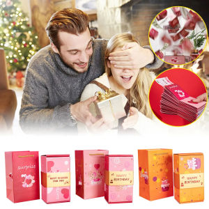 Red Packet Box Folding Bounce Gift Box Surprise Jumping Box Red Envelope Creative Folding Carton Gift Box For Birthday