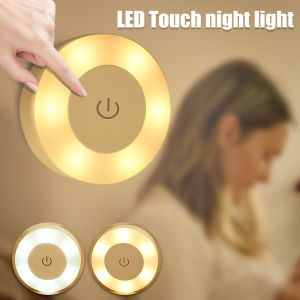 【On Sale】Touch Stick Tap Night LED Light for Cabinet Closet Wall Lamp USB Rechargeable Touch Eye Protection Small Night Light