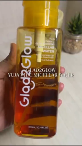 G2G Micerall Water Yuza Vitamin C 300ml pembersih wajah yuja vitamin C mencerahkan Glad2glow