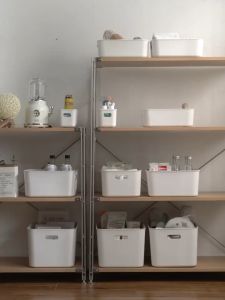 READY STOCK❤️Multipurpose Storage Box Organizer Basket With Lid Portable Home Office Kitchen Bathroom/ Kotak Simpanan