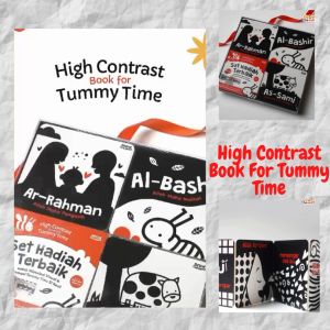Buku Desain High Contrast GMB Boardbook: Panduan Tummy Time untuk Bayi