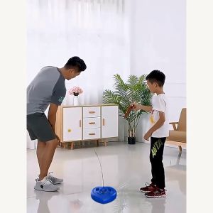 Bộ bóng bàn phản xạ vợt gỗ 3 bóng cho bé - Đồ chơi vận động tập luyện phản xạ tốt trẻ em (3 bóng + 1 cây đứng + 1 đế)