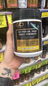 [HÀNG CHUẨN ÚC] Dầu cá hàm lượng cao GO Healthy Fish oil 3000 Triple Strength 150 viên mẫu mới