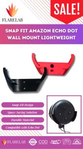 Compact Wall Mount for Snap Fit Echo Dot: A Lightweight Solution