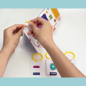 Montessori Trẻ Em Học Tiếng Anh Flip Chart Công Cụ Hoạt Động Giáo Dục Dành Cho Mẫu Giáo Trị Liệu Ngôn Ngữ Đặc Biệt Giáo Viên Hỗ Trợ 3-12Y