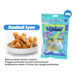 FUNNY U Stick Treats Lezat Kucing Anjing Cemilan Snack Dog Treats 100g